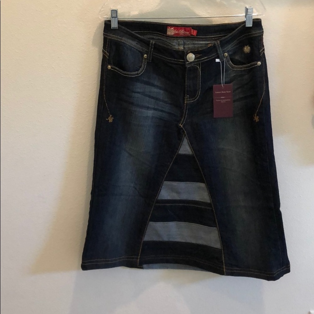 Women’s size 10 custom made jean skirt